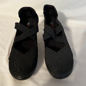 Bernie Mev Black Mary Jane Heel